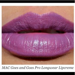 💋MAC PRO LONGWEAR LIPCREME GOES AND GOES💋